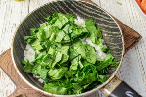 Форель запеченная со шпинатом Форель запеченная со шпинатом