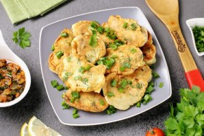 Горбуша в кляре по-сахалински Горбуша в кляре по-сахалински