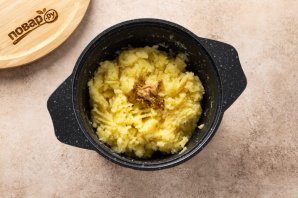 Картофельное пюре с горчицей Картофельное пюре с горчицей
