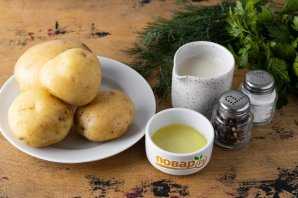 Картофельное пюре с зеленью