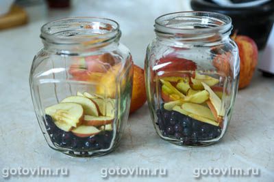 Компот из ирги и яблок на зиму Компот из ирги и яблок на зиму