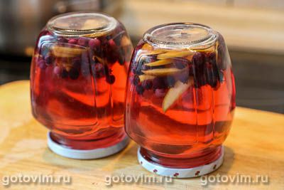 Компот из ирги и яблок на зиму Компот из ирги и яблок на зиму