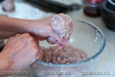 Котлеты из свинины с курицей в духовке