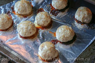 Котлеты из свинины с курицей в духовке