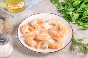 Креветки в соусе "Пиль-пиль"