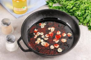 Креветки в соусе "Пиль-пиль"