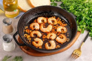 Креветки в соусе "Пиль-пиль"