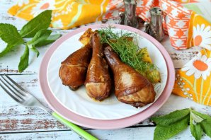 Курица в чайном маринаде в мультиварке