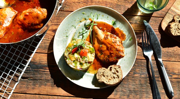 Куриная грудка, припущенная в томатном соусе, пошаговый рецепт с фото Куриная грудка, припущенная в томатном соусе, пошаговый рецепт с фото