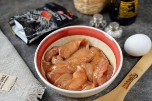 Куриное филе обжаренное в кунжуте "Куриный козинак" Куриное филе обжаренное в кунжуте "Куриный козинак"