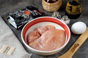 Куриное филе обжаренное в кунжуте "Куриный козинак" Куриное филе обжаренное в кунжуте "Куриный козинак"