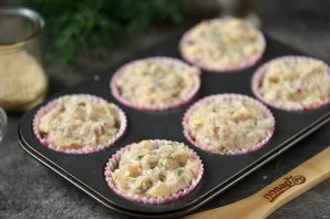 Куриные котлеты-маффины запечённые в духовке