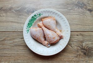 Куриные ножки запеченные с булгуром в духовке