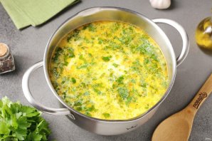 Куриный суп со сливками и лапшой