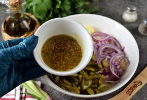 Немецкий картофельный салат с беконом Немецкий картофельный салат с беконом