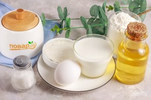 Оладьи с творожным сыром