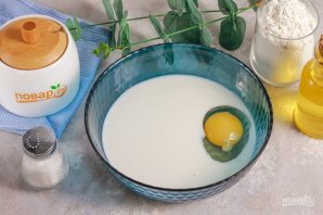 Оладьи с творожным сыром