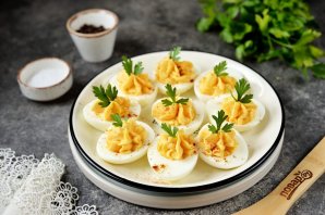 Острые пикантные яйца Острые пикантные яйца