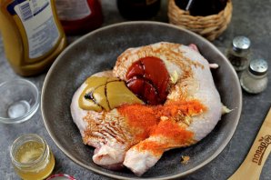 Пикантная курица с горчицей