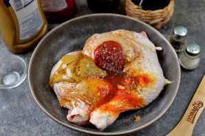 Пикантная курица с горчицей