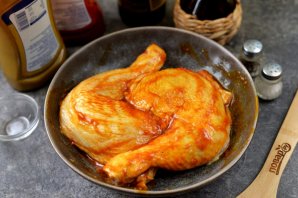 Пикантная курица с горчицей