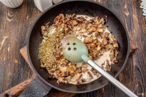 Пита с сыром и грибами Пита с сыром и грибами