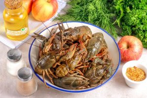 Раки с яблоками