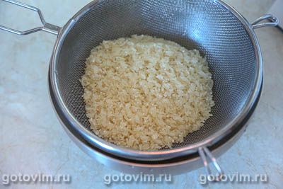 Рис с мясом и лисичками