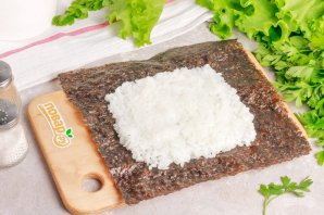 Сэндвич-ролл с копченым лососем