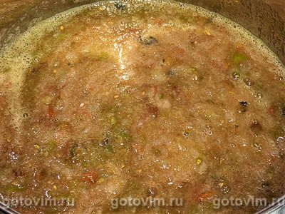 Соус из помидоров, перца с базиликом на зиму