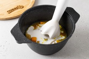 Суп-пюре с морковью и грушей