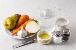 Суп-пюре с морковью и грушей