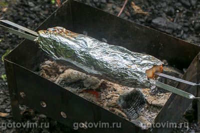 Свиная грудинка в томатном маринаде на мангале Свиная грудинка в томатном маринаде на мангале