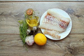 Треска с лимоном в духовке