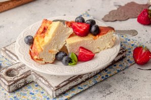 Творожная запеканка с йогуртом Творожная запеканка с йогуртом