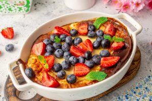 Творожная запеканка с йогуртом Творожная запеканка с йогуртом