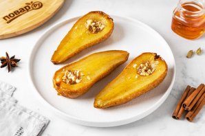 Запеченная груша с корицей Запеченная груша с корицей