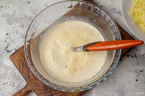 Запеканка из брокколи и цветной капусты с сыром