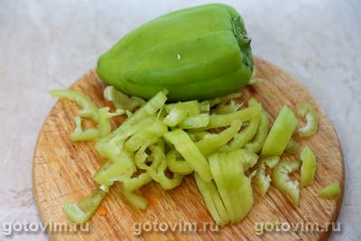 Жареная капуста с лисичками сладким перцем 