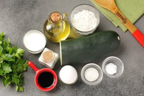 Жареные кабачки в кефирном кляре