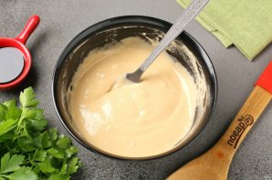 Жареные кабачки в кефирном кляре