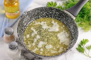 Жареные креветки с лимоном