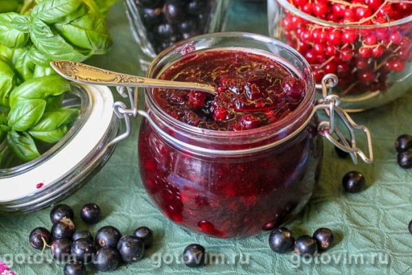 Желе из черной и красной смородины на зиму