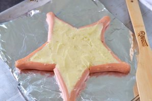 "Звезды" из сосисок и картофельного пюре "Звезды" из сосисок и картофельного пюре