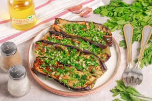 Баклажаны печеные на сковороде без масла