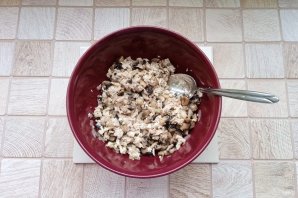 Блинные мешочки с курицей, грибами и сыром Блинные мешочки с курицей, грибами и сыром