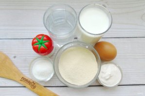 Детская запеканка из манки