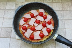 Диетическая пицца из кабачков