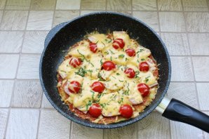 Диетическая пицца из кабачков