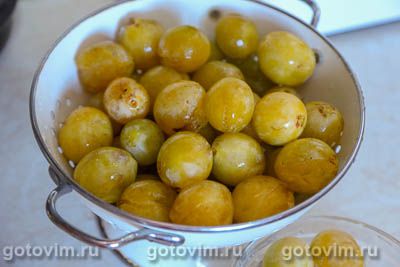 Джем из желтой сливы с апельсинами на агар-агаре Джем из желтой сливы с апельсинами на агар-агаре